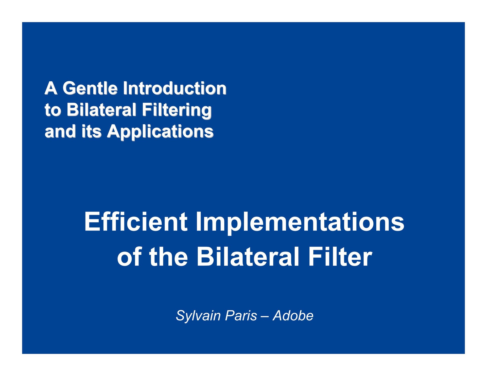 Bilateral_Filter_加速 page 1
