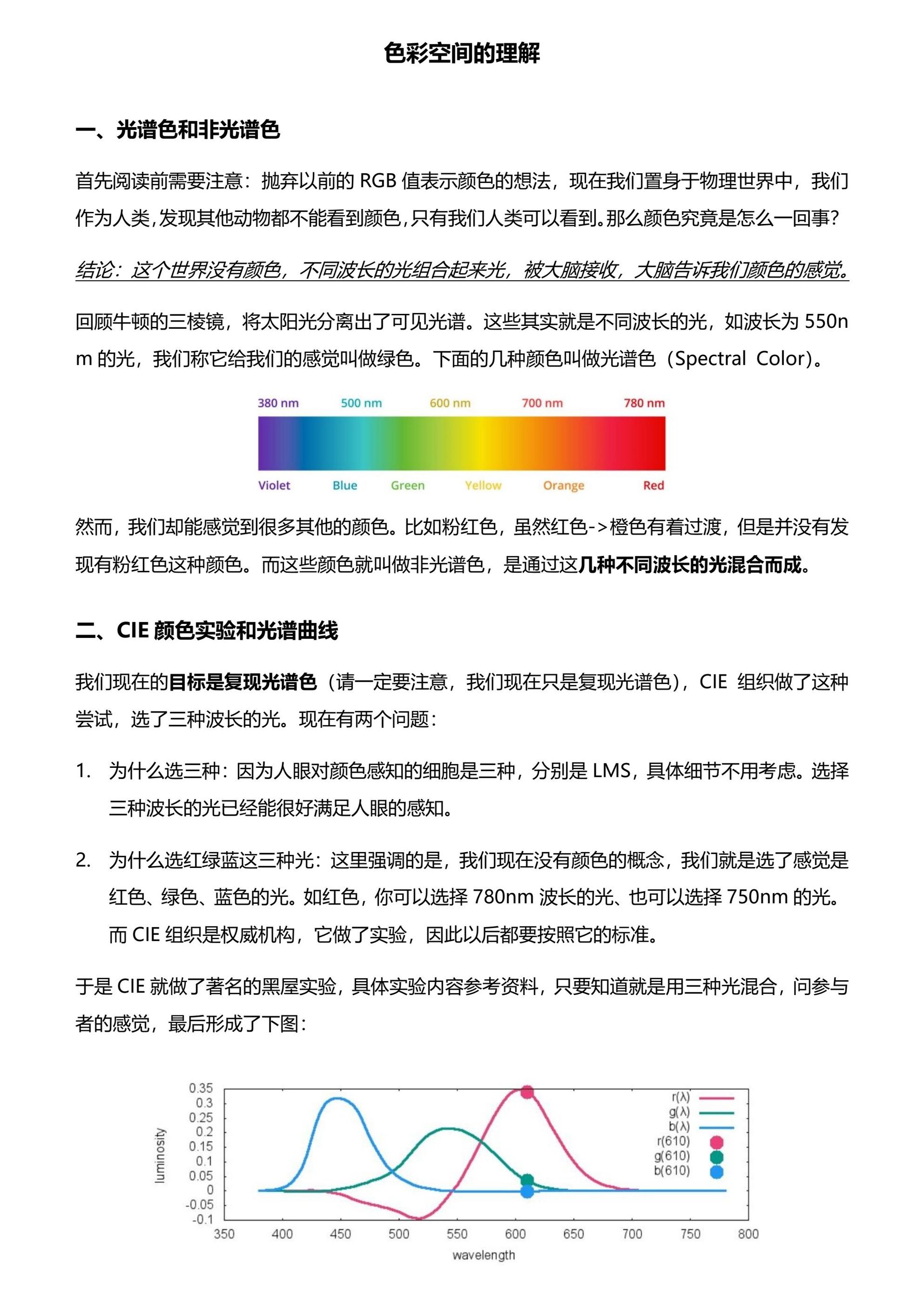 个人理解-色彩空间 page 1
